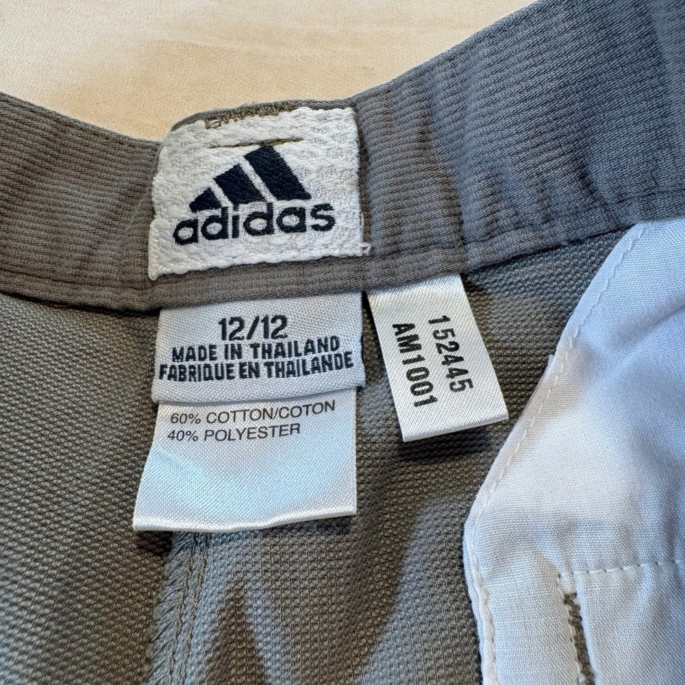 Adidas‎ Womens Olive Balloon Corduroy Skorts Tennis Preppy Olive Skorts Size 12 - Picture 6 of 8